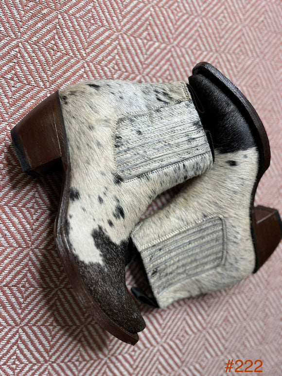 Alma Cowhide Boots Size 10