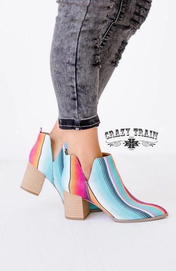 Serape Booties