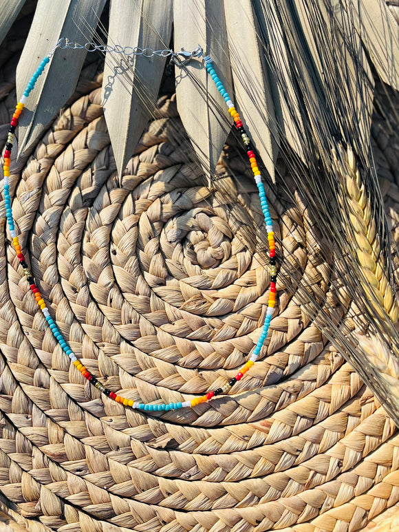 The Turquoise Serape Chocker