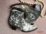 Alma Cowhide Boots Size 8.5